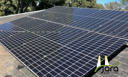 Instalación de Placas en el Encinar del Alberche